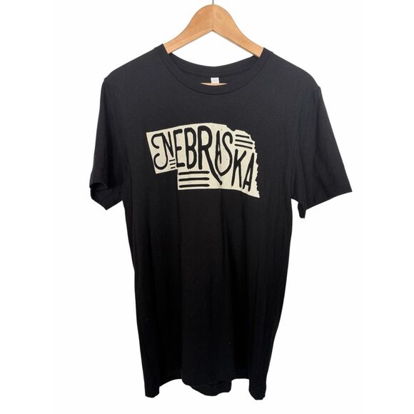 Bella + Canvas Nebraska Graphic Tee – Black – Size M – 100% Cotton - Picture 4 of 10
